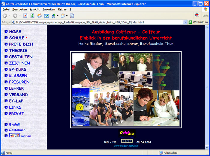 Homepage 7 / 2003-2004